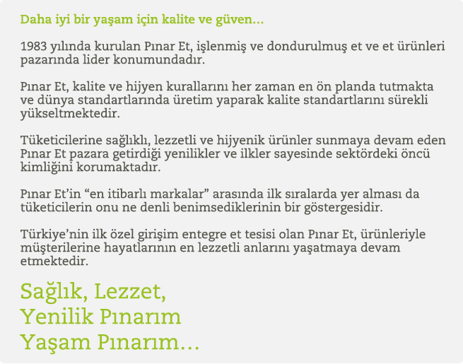 Pınar Et Faaliyet Raporu